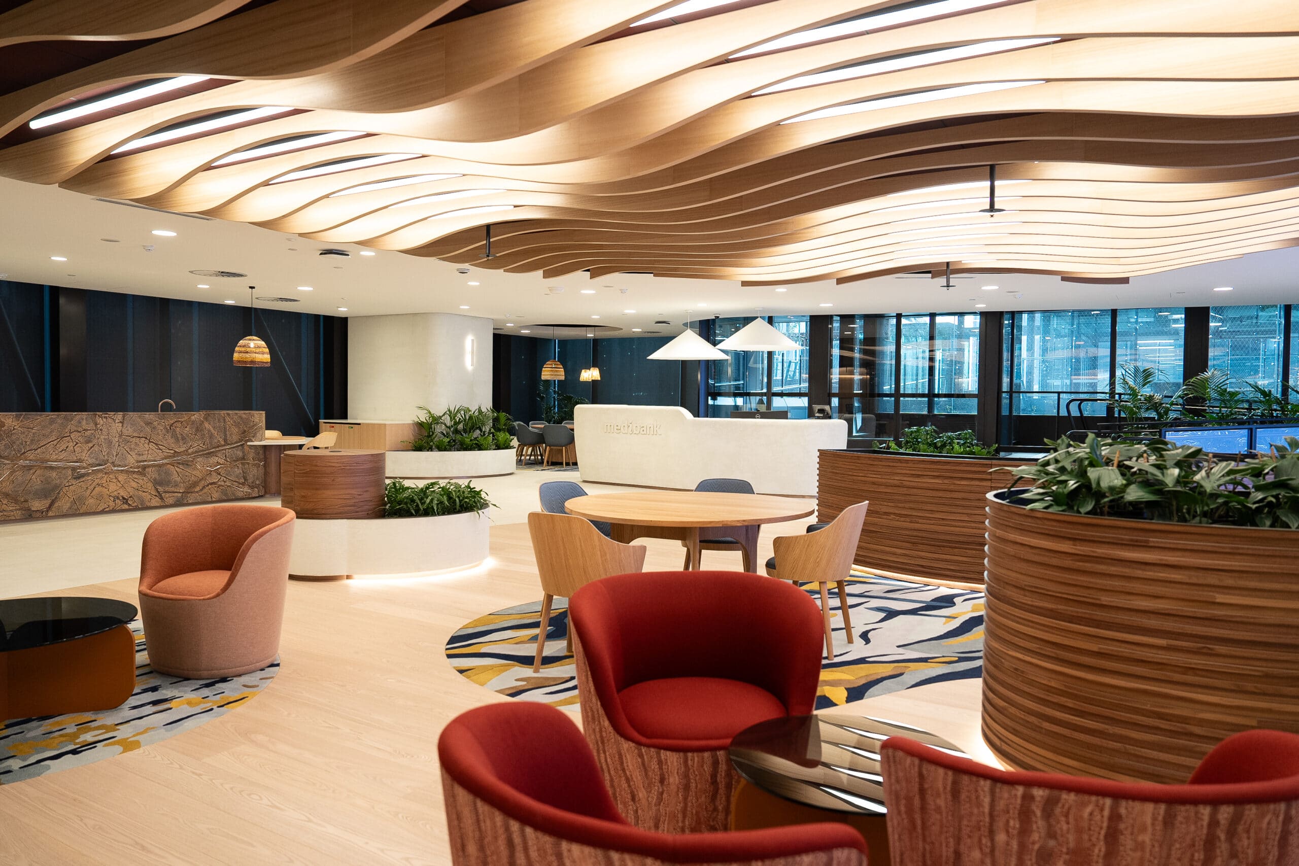 Medibank Melbourne Hub Interior